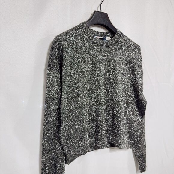 Levi’s Women’s Wool Blend Sparkly Shimmer Sweater Holiday Christmas New Year S - Picture 3 of 16